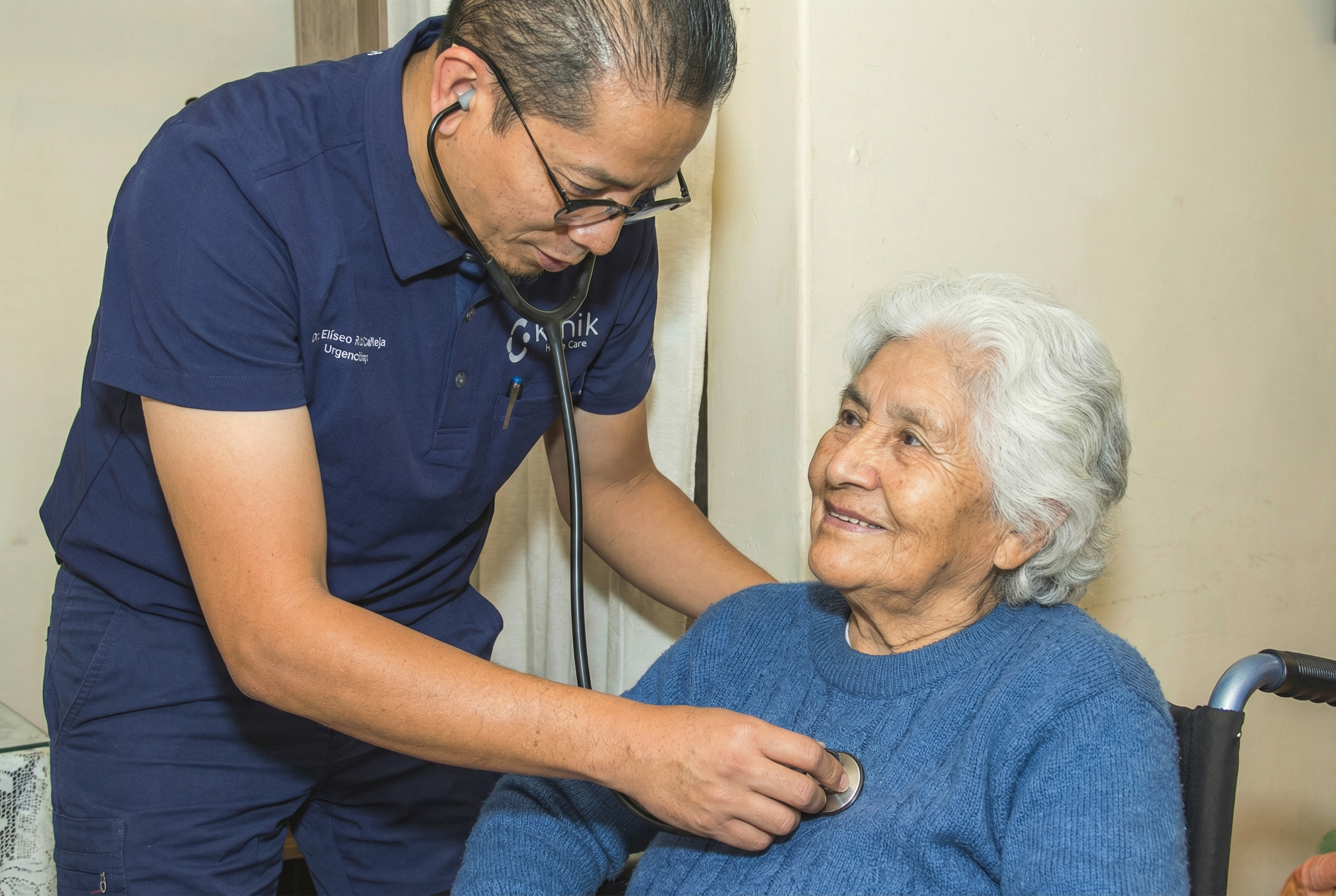 Atención médica profesional en casa